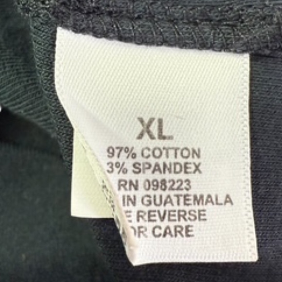 bcg V-Neck Long Sleeve Black Tee-Shirt Size XL - Picture 6 of 7